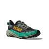 HOKA W SPEEDGOAT 6 Black/Aloe Vera - pantofi de alergare off-road (mărimea 3.5, Culoare Negru/Aloe Vera)