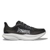 HOKA M MACH 6 Black/White - pantofi de alergare (mărimea 6,5, Culoare Negru/alb)