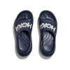 HOKA U ORA ATHLETIC SLIDE Varsity Navy/White pedale (mărimea 3.5, Culoare Varsity Navy / Alb)