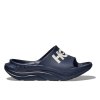 HOKA U ORA ATHLETIC SLIDE Varsity Navy/White pedale (mărimea 3.5, Culoare Varsity Navy / Alb)