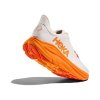 HOKA M CLIFTON 10 Frost/Orange Zest - pantofi de alergare (mărimea 6,5, Culoare Frost/Zest portocaliu)