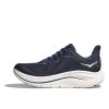 HOKA M CLIFTON 10 Navy/White - pantofi de alergare (mărimea 6,5, Culoare Alb/marin)