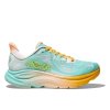 HOKA W CLIFTON 10 Blue Spark/White - pantofi de alergare (mărimea 2.5, Culoare Albastru Spark / alb)