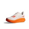 HOKA W CLIFTON 10 Frost/Orange Zest - pantofi de alergare (mărimea 2.5, Culoare Frost/Zest portocaliu)