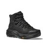 HOKA M KAHA 3 GTX Black/Black - cizme de drumeție (mărimea 6,5, Culoare Negru/Negru)