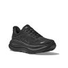 HOKA M BONDI 9 WIDE Black/Black - pantofi de alergare pentru șosea (mărimea 6,5, Culoare Negru/Negru)