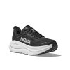 HOKA M BONDI 9 WIDE Black/White - pantofi de alergare (mărimea 6,5, Culoare Negru/alb)