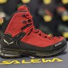 SALEWA MTN TRAINER 2 MID GTX W Red Dahlia/Black - cizme pentru drumeții (mărimea 3, Culoare Dahlia roșu / negru)