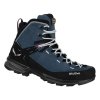 SALEWA MTN TRAINER 2 MID GTX W Dark Denim/Black - cizme pentru drumeții (mărimea 3, Culoare Denim închis/negru)