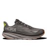 HOKA M CLIFTON 9 GTX Asphalt Grey/Gravel - pantofi de alergare (mărimea 6,5, Culoare Asfalt gri / pietriș)
