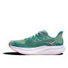 HOKA W MACH 6 Jadeite/Alpine Blue - pantofi de alergare (mărimea 3.5, Culoare Jadeit/Albastru alpin)
