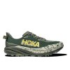HOKA M SPEEDGOAT 6 WIDE Fern/Asphalt Grey - pantofi de alergare off-road (mărimea 6,5, Culoare Ferigă/gri asfalt)