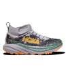 HOKA W SPEEDGOAT 6 MID GTX Ash Grey/Charcoal Grey - pantofi de alergare off-road (mărimea 3.5, Culoare Cenușă gri/gri cărbune)