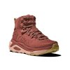 HOKA W KAHA 3 GTX Rouge/Rose Latte - cizme de drumeție (mărimea 3.5, Culoare Roșu/Rose Latte)