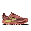 HOKA W CHALLENGER 8 WIDE Blush/Dark Cedar - pantofi de alergare universali (mărimea 3.5, Culoare Fard de obraz / Cedru întunecat)