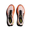 HOKA M MACH X 3 White/Neon Tangerine - pantofi de alergare (mărimea 6,5, Culoare Alb/Neon Tangerine)