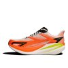 HOKA M MACH X 3 White/Neon Tangerine - pantofi de alergare (mărimea 6,5, Culoare Alb/Neon Tangerine)