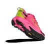 HOKA W MAFATE 5 Neon Rose/Black - pantofi de alergare off-road (mărimea 3.5, Culoare Neon Rose/Negru)