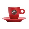 998096, 70000 RED MATT ESPRESSO CUP AND SAUCER