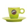 99254, 70001 GREEN MATT ESPRESSO CUP AND SAUCER