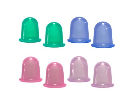 Sada silikonových baněk barevné