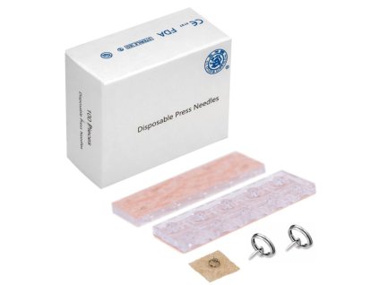 Akupunkturní UŠNÍ jehly 100ks NAPÍNÁČKY