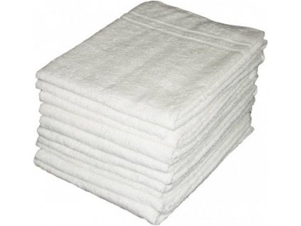 Froté ručník - bílý - 50x100 cm