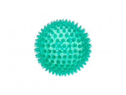 Masážní ježek 10 cm zelený neon - TVRDÝ