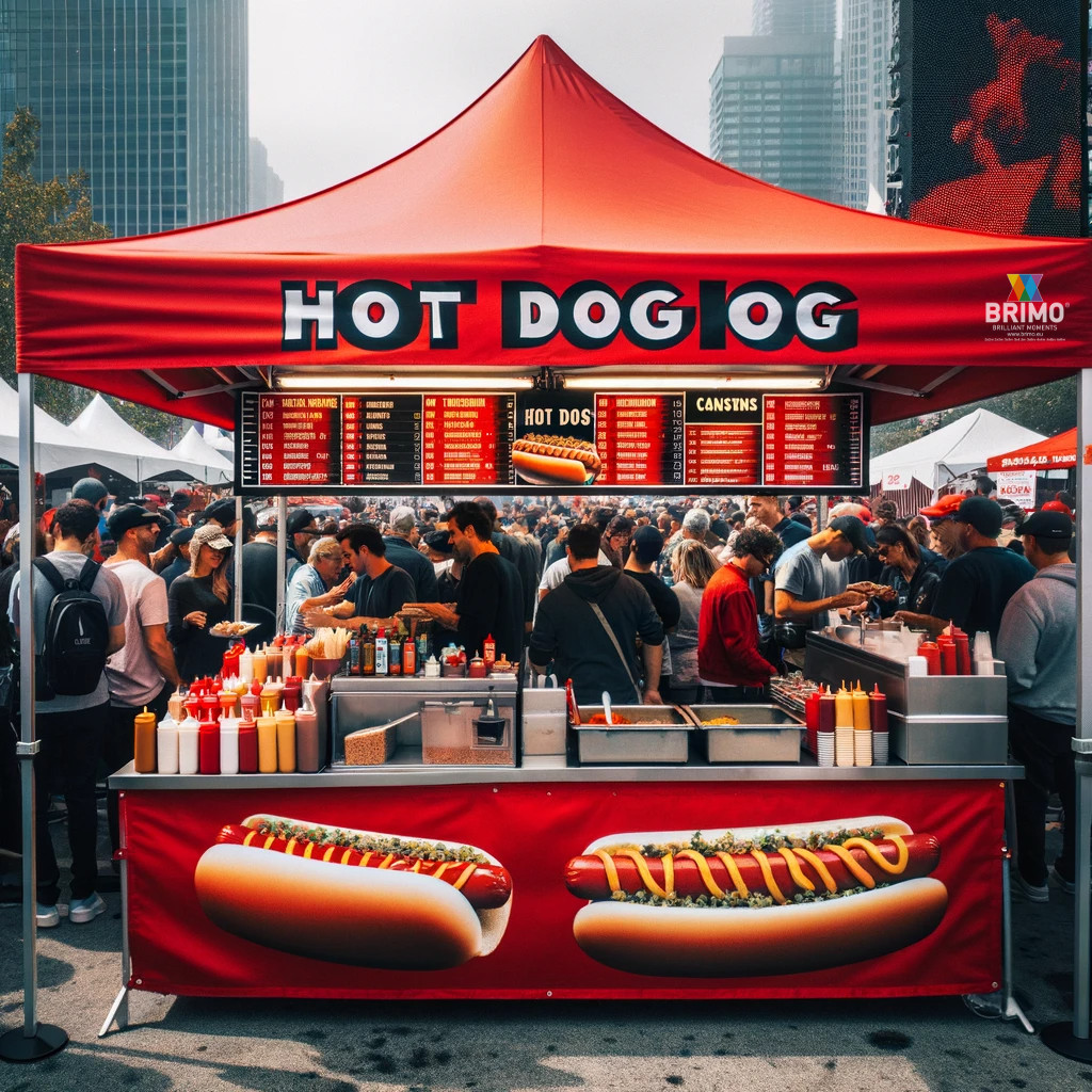Hot-Dog-Zelt
