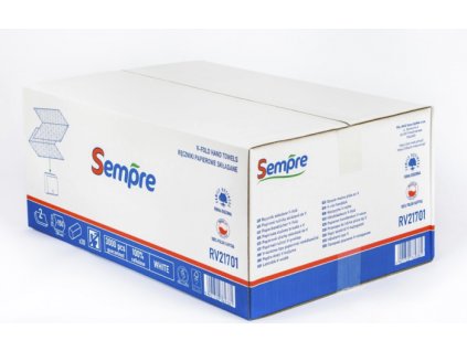 Skladané papírové ručníky bílé celulóza  3000ks