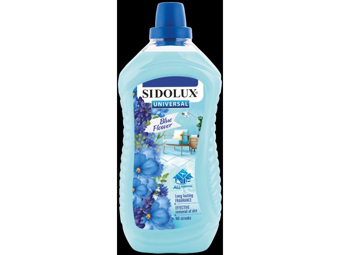 SIDOLUX UNIversal SODA POWER BLUE FLOWER, 1l