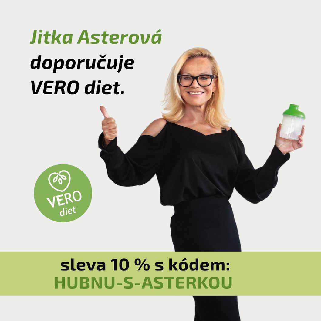 Jitka Asterová zhubla o 2 konfekční velikosti díky VERO diet