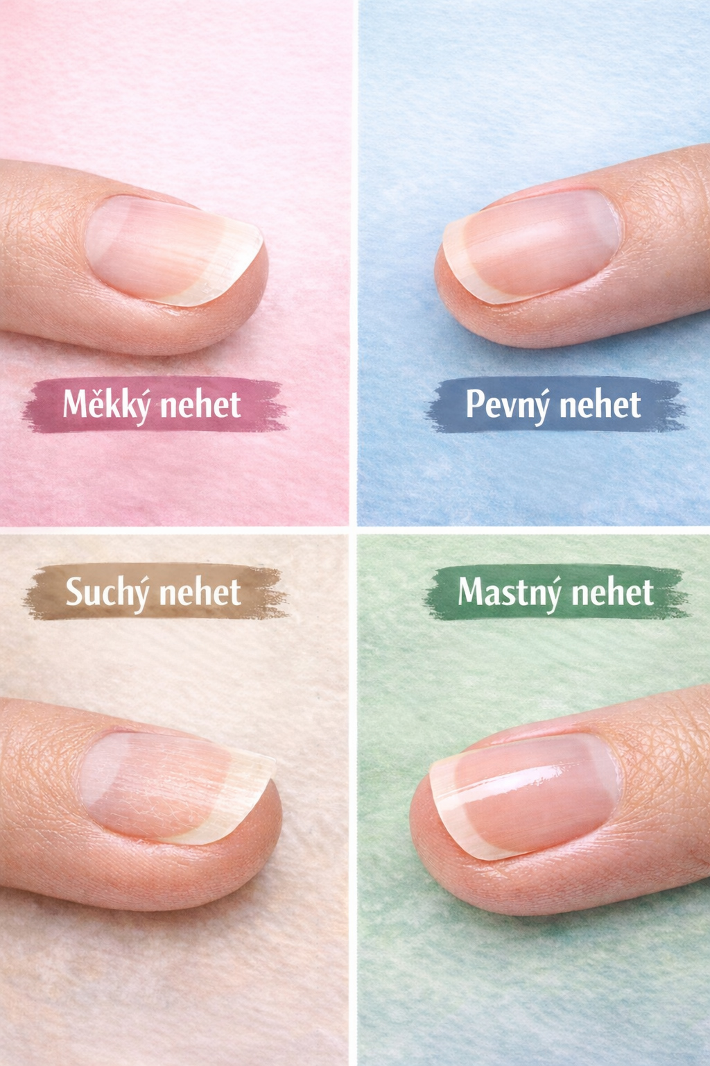 Jak rozpoznat typ přírodního nehtu a zvolit správnou bázi i materiál