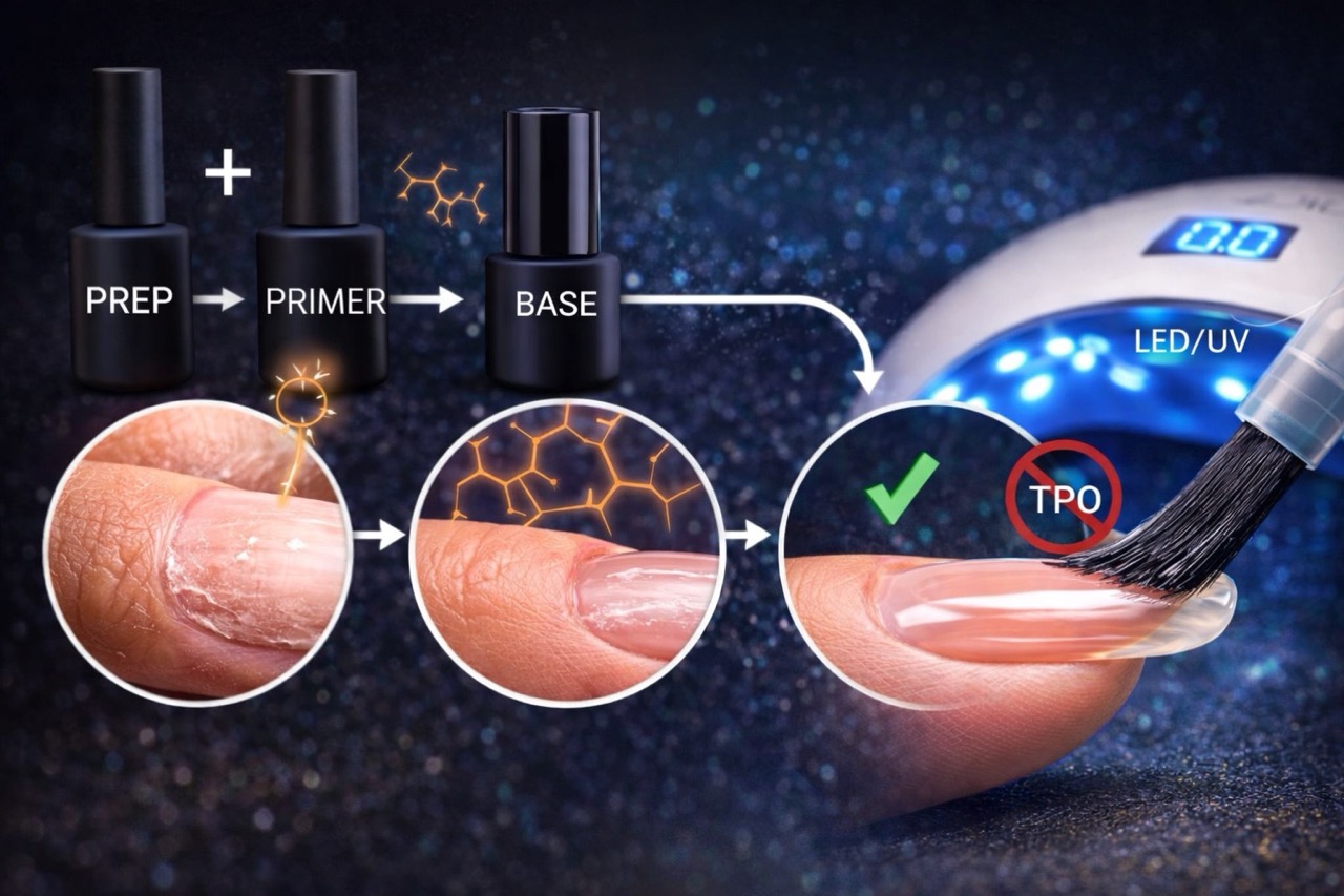 Proč dnes nehty nedrží tak jako dřív – a co s tím má společného Prep, Primer a báze
