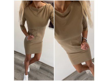 SAT46 damske bavlnene saty lodickovy vystrih (1)