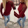 BLU29 damska halenka se sitkou a knofliky (5)