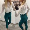 BLU31 damsky krajkovy crop top (1)