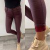 KAL55 damske bordo kalhoty (2)