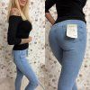 KAL64 damske slim dziny1 svetle modre