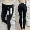 KAL65 damske cerne slim dziny s paskem (1)