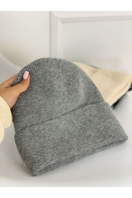 SIVÁ ČIAPKA "BASIC"