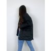 ČIERNA OVERSIZE PREŠÍVANÁ BUNDIČKA