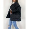 ČIERNA OVERSIZE PREŠÍVANÁ BUNDIČKA