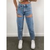 TRENDY VYREZANÉ MUM JEANS 2779