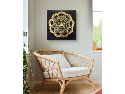 mandala black interier