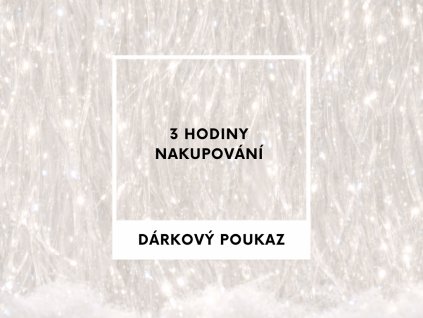 3 hodiny nakupování