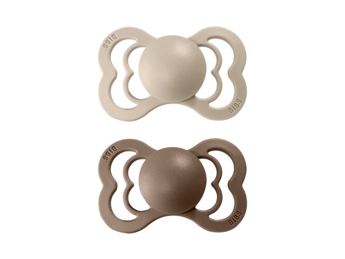 BIBS Supreme cumlik z prirodneho kaucuku 2ks Vanilla+DarOak
