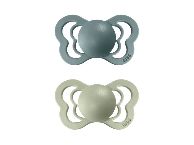 BIBS Couture cumliky z prirodneho kaucuku zo silikonu 2ks IslandSea+Sage