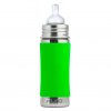 1 Pura nerezova dojcenska flasa 325ml Zelena
