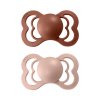 BIBS Supreme cumlik z prirodneho kaucuku 2ks Woodchuck+Blush